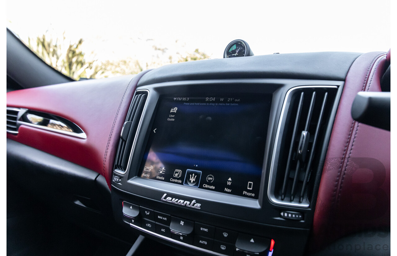 02/2017 Maserati Levante (AWD) M161 MY17 4d Wagon Nero Black Turbo Diesel V6 3.0L