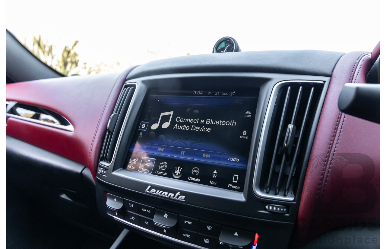 02/2017 Maserati Levante (AWD) M161 MY17 4d Wagon Nero Black Turbo Diesel V6 3.0L