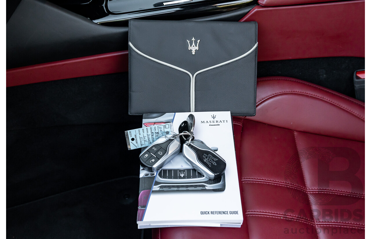 02/2017 Maserati Levante (AWD) M161 MY17 4d Wagon Nero Black Turbo Diesel V6 3.0L