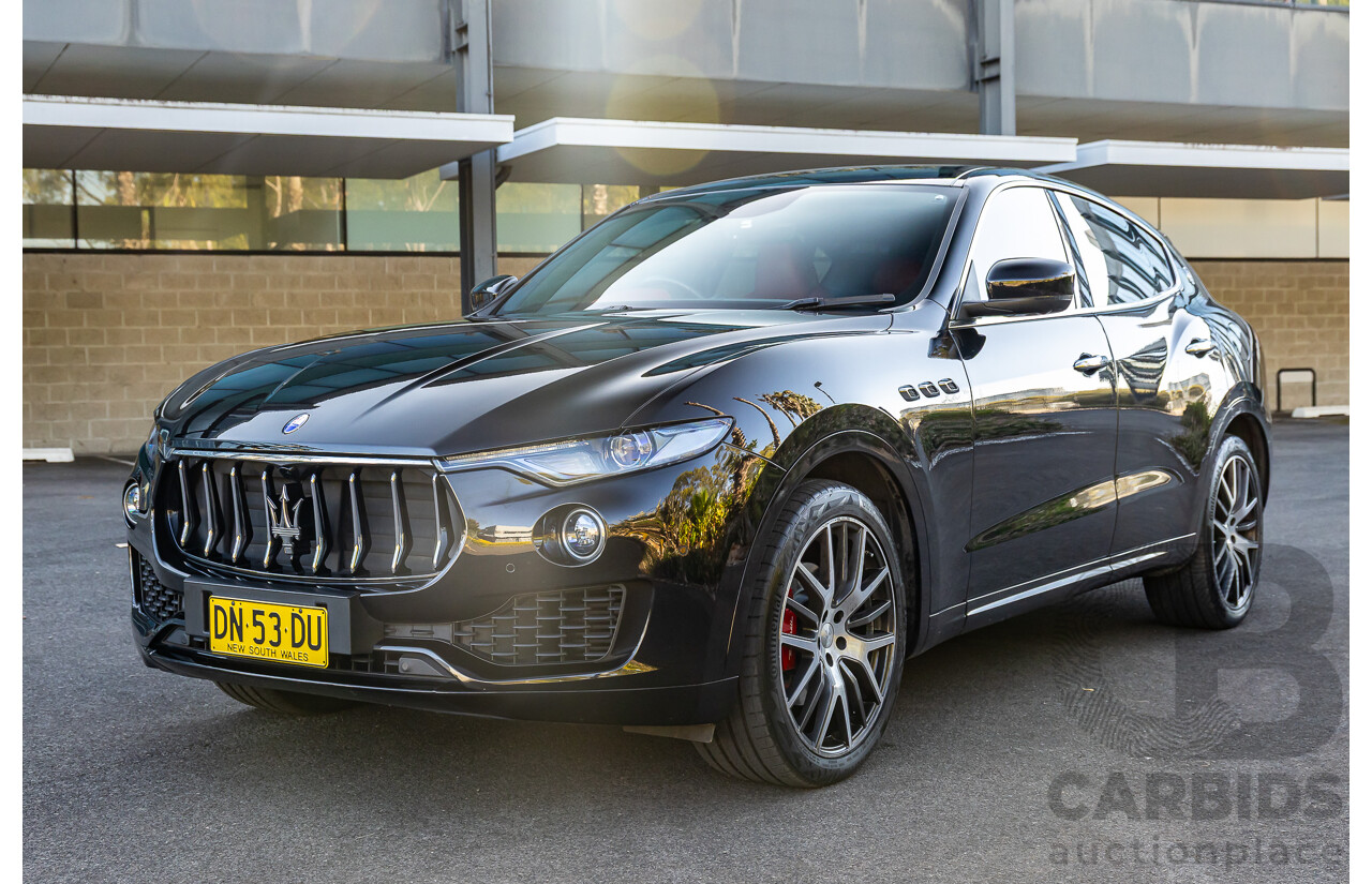 02/2017 Maserati Levante (AWD) M161 MY17 4d Wagon Nero Black Turbo Diesel V6 3.0L