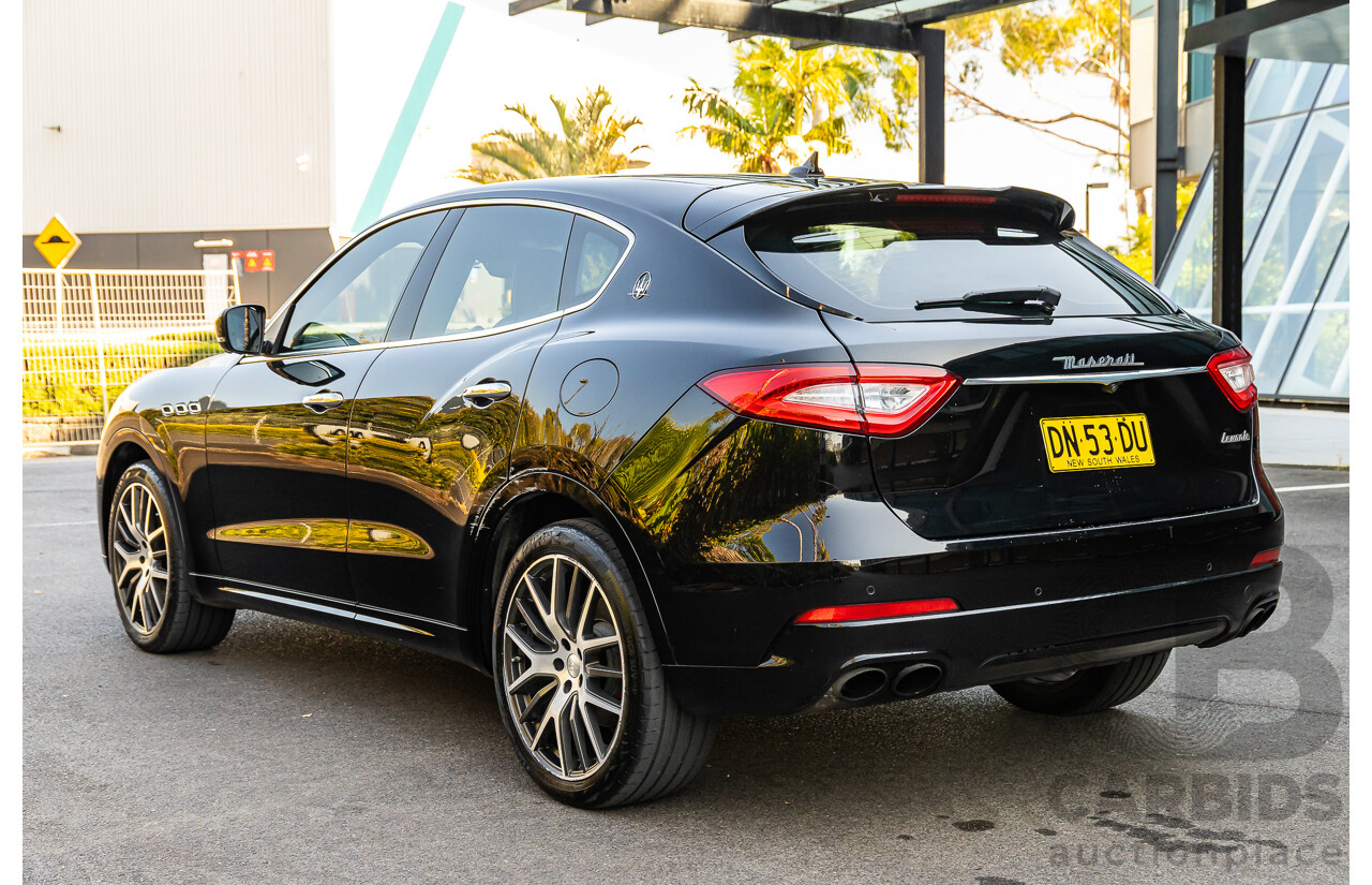 02/2017 Maserati Levante (AWD) M161 MY17 4d Wagon Nero Black Turbo Diesel V6 3.0L