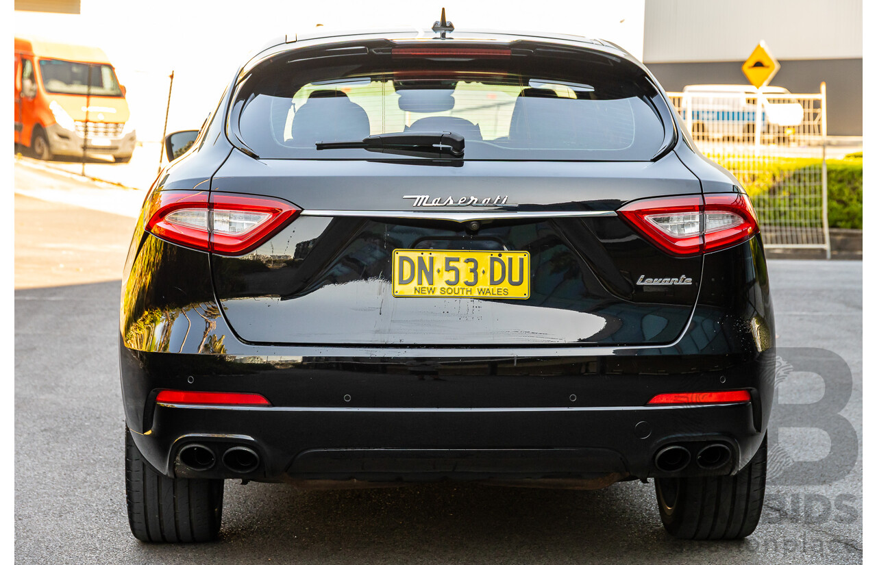 02/2017 Maserati Levante (AWD) M161 MY17 4d Wagon Nero Black Turbo Diesel V6 3.0L