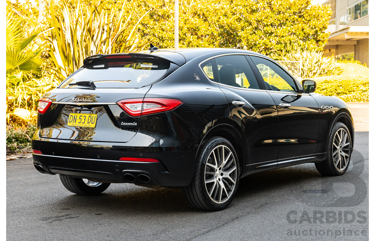 02/2017 Maserati Levante (AWD) M161 MY17 4d Wagon Nero Black Turbo Diesel V6 3.0L