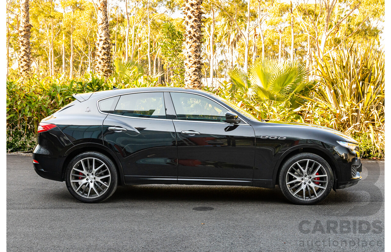 02/2017 Maserati Levante (AWD) M161 MY17 4d Wagon Nero Black Turbo Diesel V6 3.0L