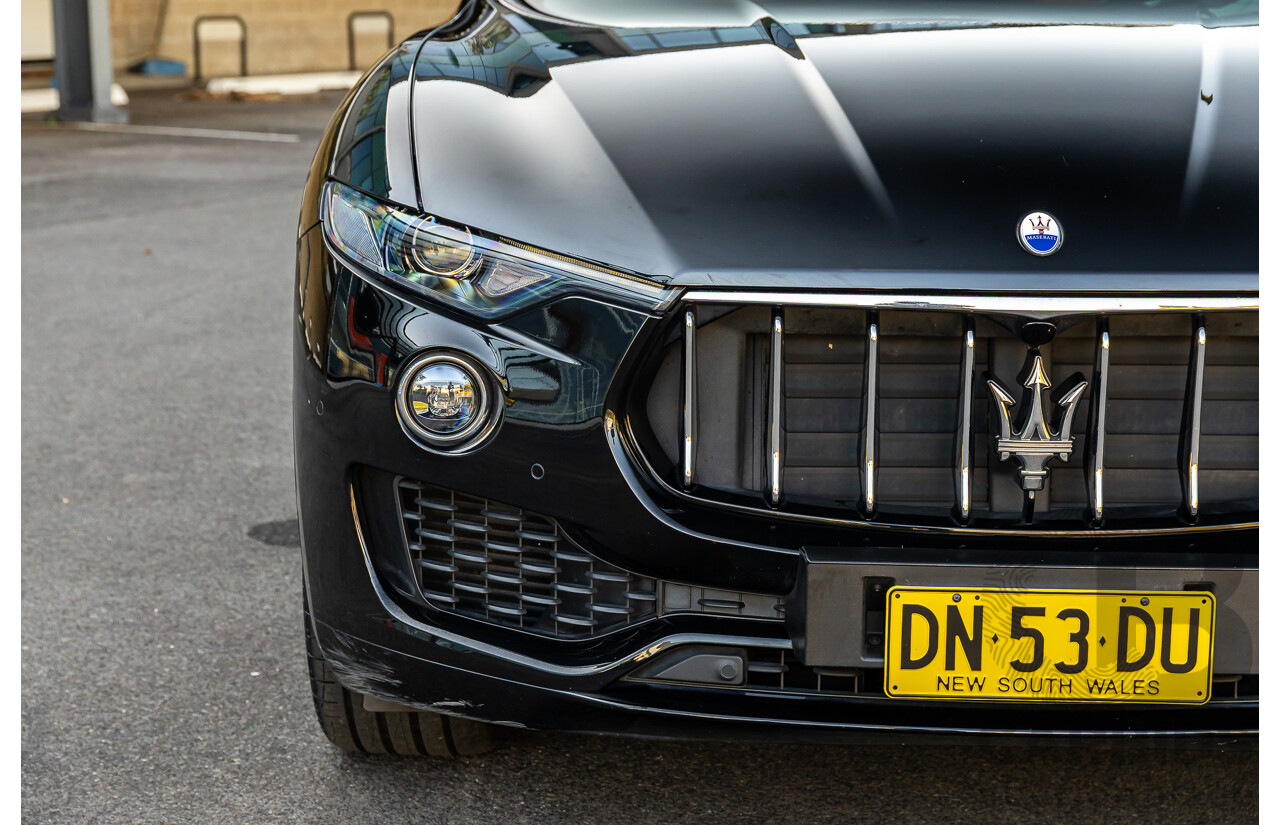 02/2017 Maserati Levante (AWD) M161 MY17 4d Wagon Nero Black Turbo Diesel V6 3.0L