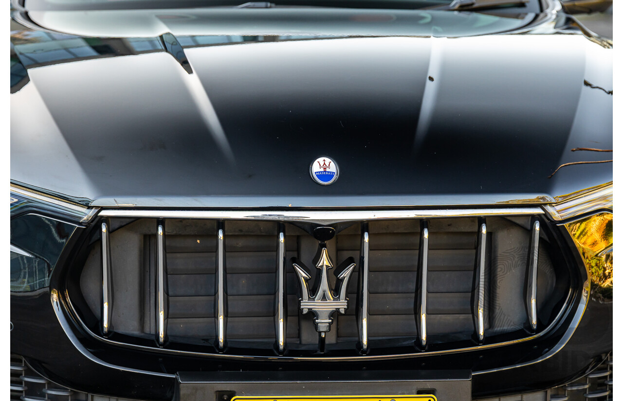 02/2017 Maserati Levante (AWD) M161 MY17 4d Wagon Nero Black Turbo Diesel V6 3.0L