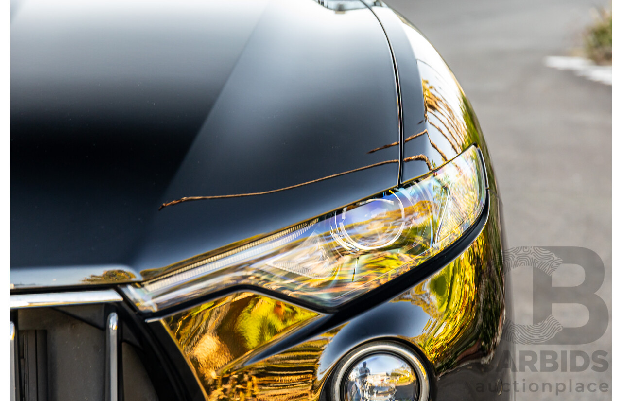 02/2017 Maserati Levante (AWD) M161 MY17 4d Wagon Nero Black Turbo Diesel V6 3.0L