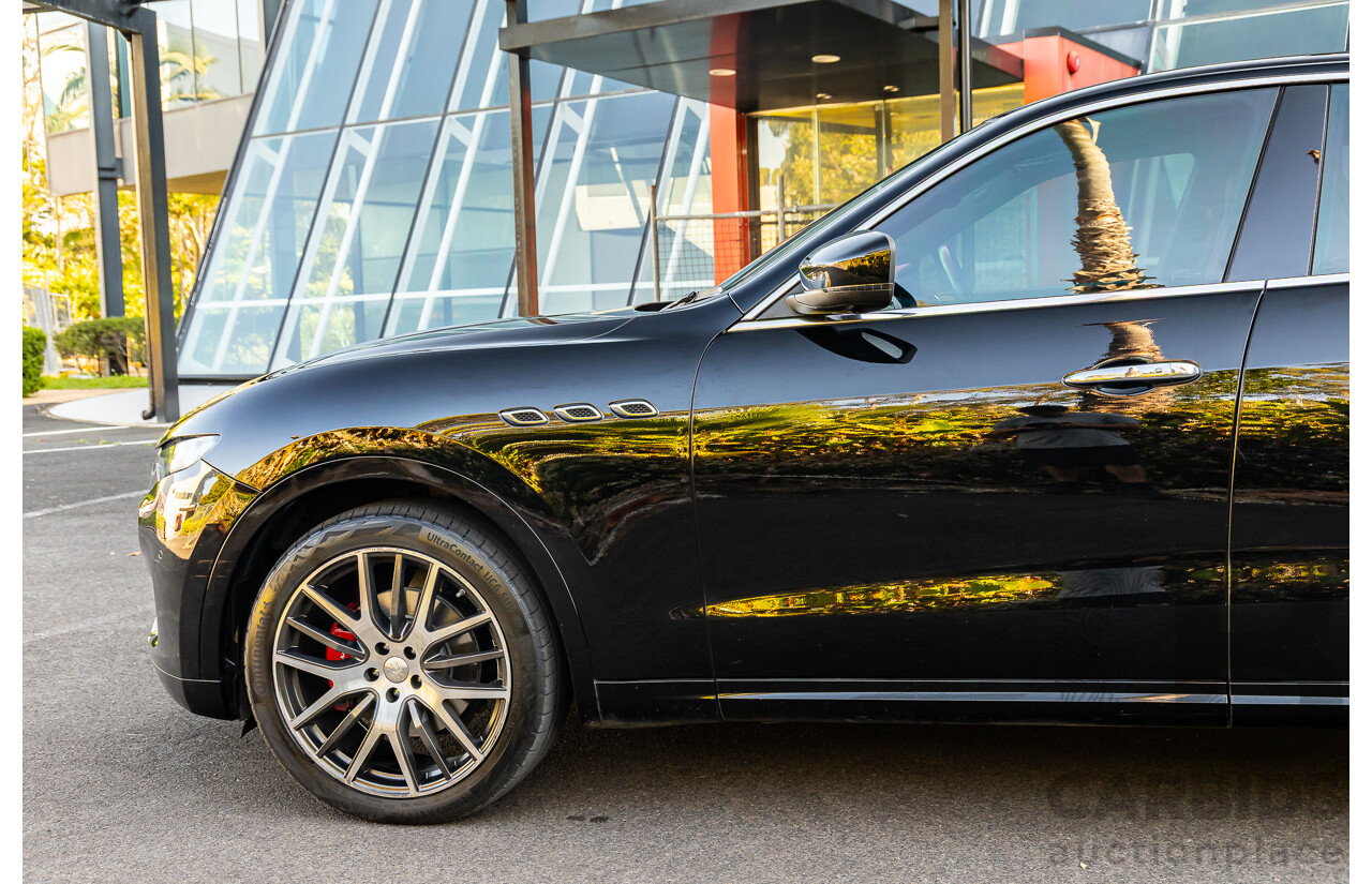 02/2017 Maserati Levante (AWD) M161 MY17 4d Wagon Nero Black Turbo Diesel V6 3.0L