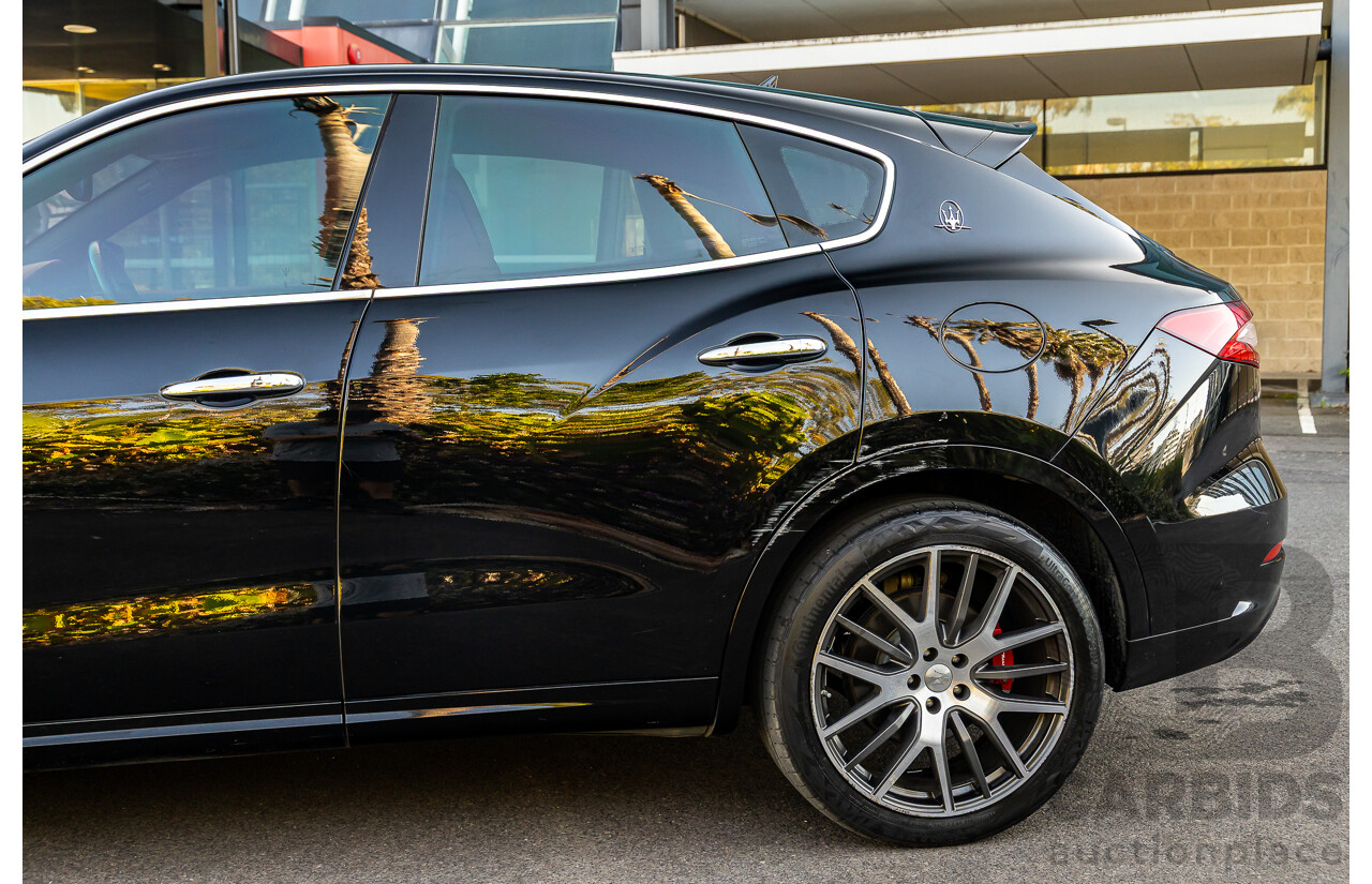 02/2017 Maserati Levante (AWD) M161 MY17 4d Wagon Nero Black Turbo Diesel V6 3.0L