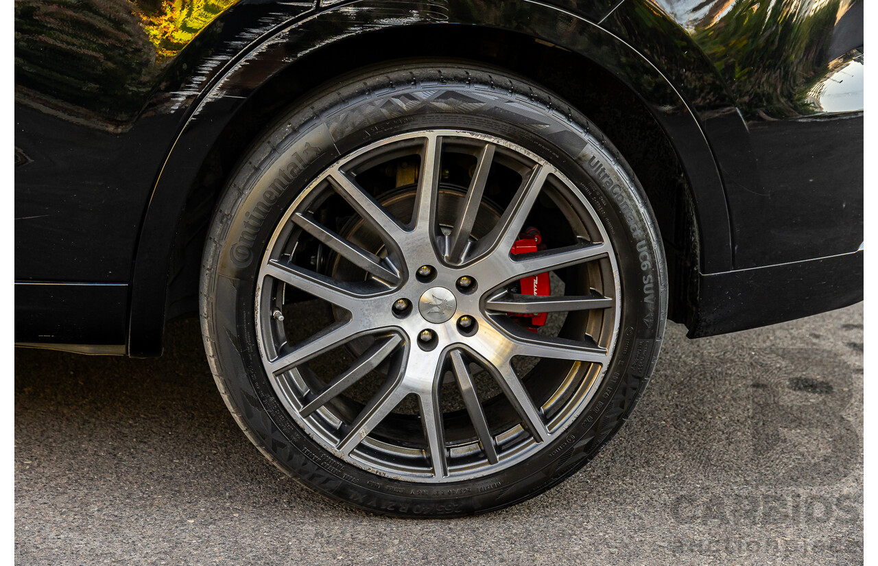 02/2017 Maserati Levante (AWD) M161 MY17 4d Wagon Nero Black Turbo Diesel V6 3.0L