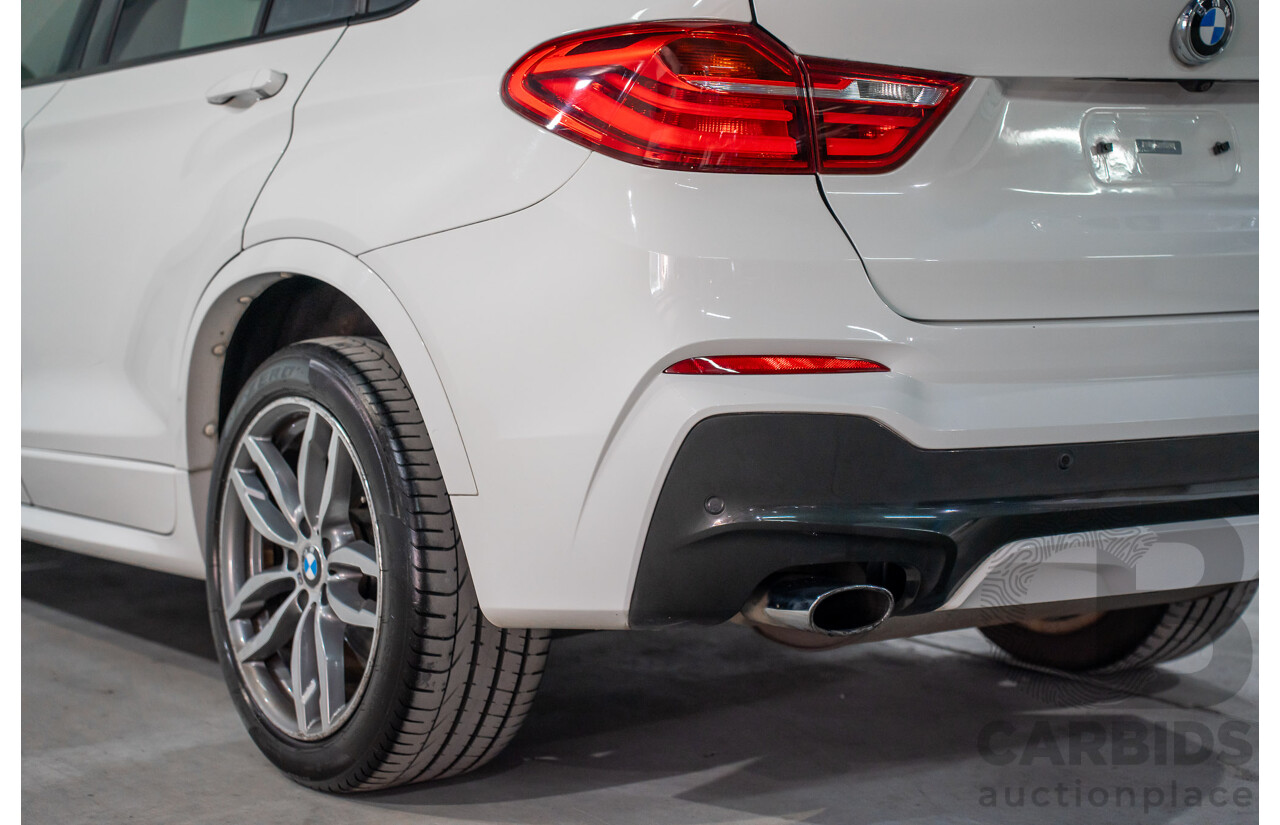 02/2016 BMW X4 xDRIVE 20i M Sport (AWD) F26 MY16 5d Coupe Alpine White Turbo 2.0L