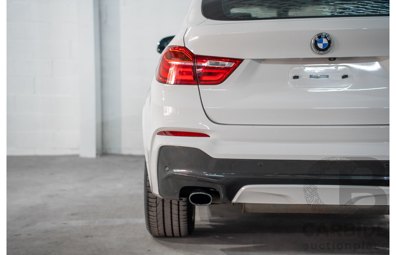 02/2016 BMW X4 xDRIVE 20i M Sport (AWD) F26 MY16 5d Coupe Alpine White Turbo 2.0L