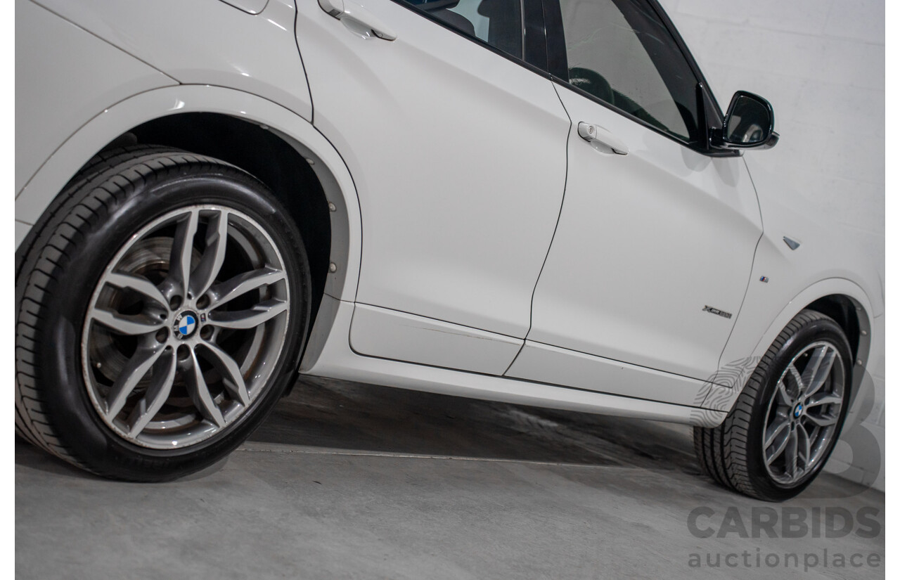 02/2016 BMW X4 xDRIVE 20i M Sport (AWD) F26 MY16 5d Coupe Alpine White Turbo 2.0L