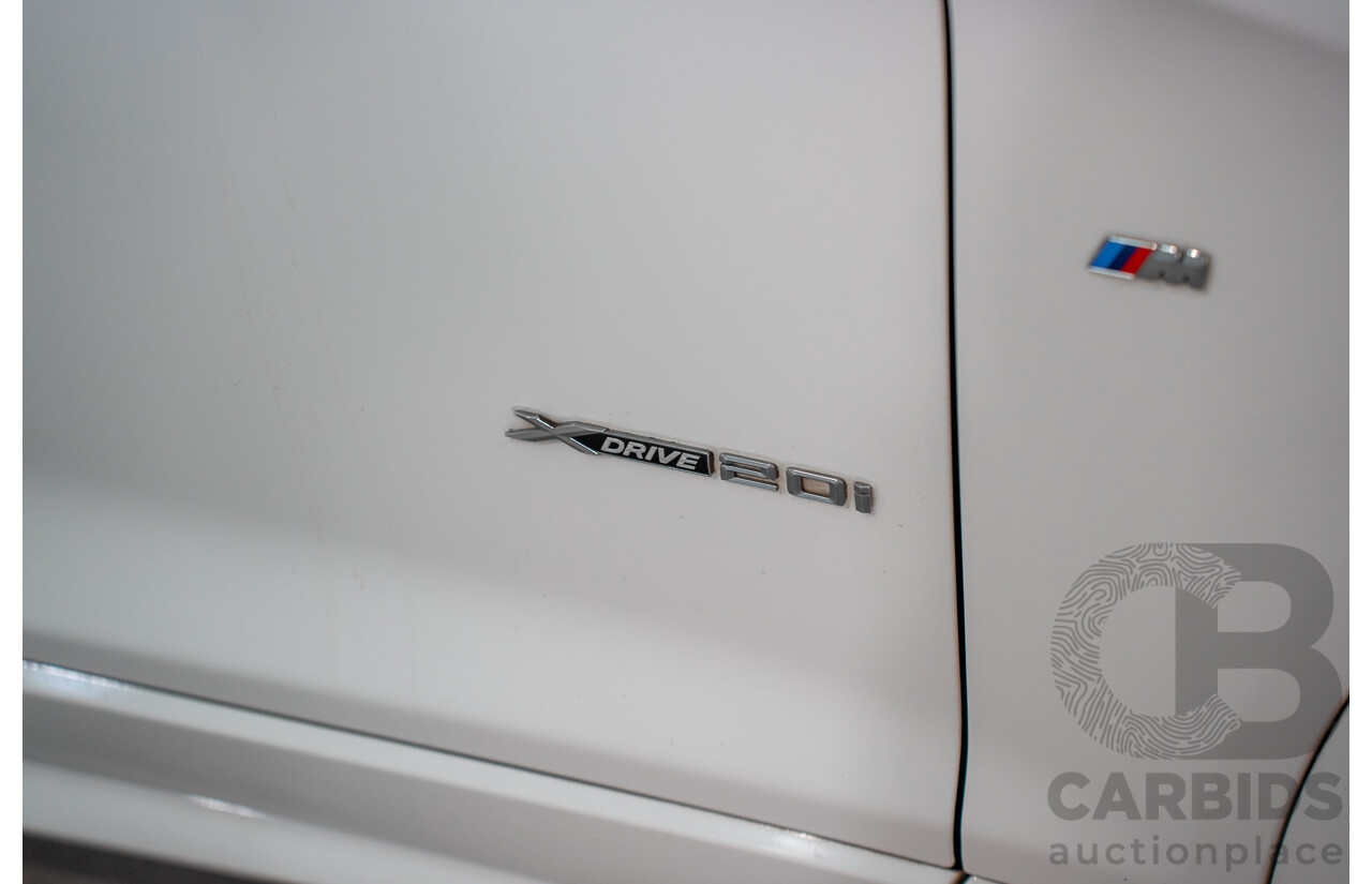 02/2016 BMW X4 xDRIVE 20i M Sport (AWD) F26 MY16 5d Coupe Alpine White Turbo 2.0L