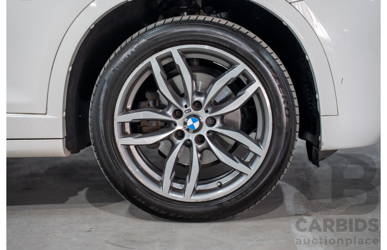 02/2016 BMW X4 xDRIVE 20i M Sport (AWD) F26 MY16 5d Coupe Alpine White Turbo 2.0L