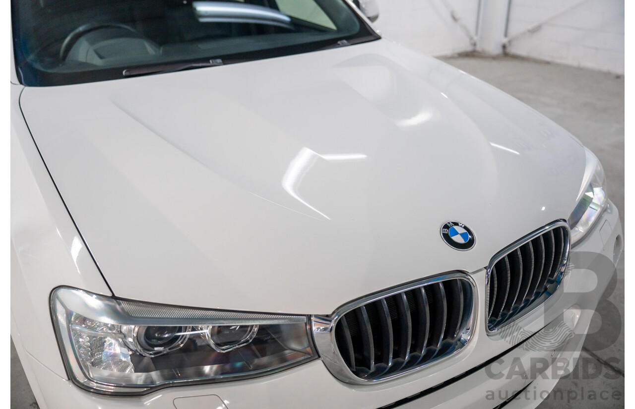 02/2016 BMW X4 xDRIVE 20i M Sport (AWD) F26 MY16 5d Coupe Alpine White Turbo 2.0L