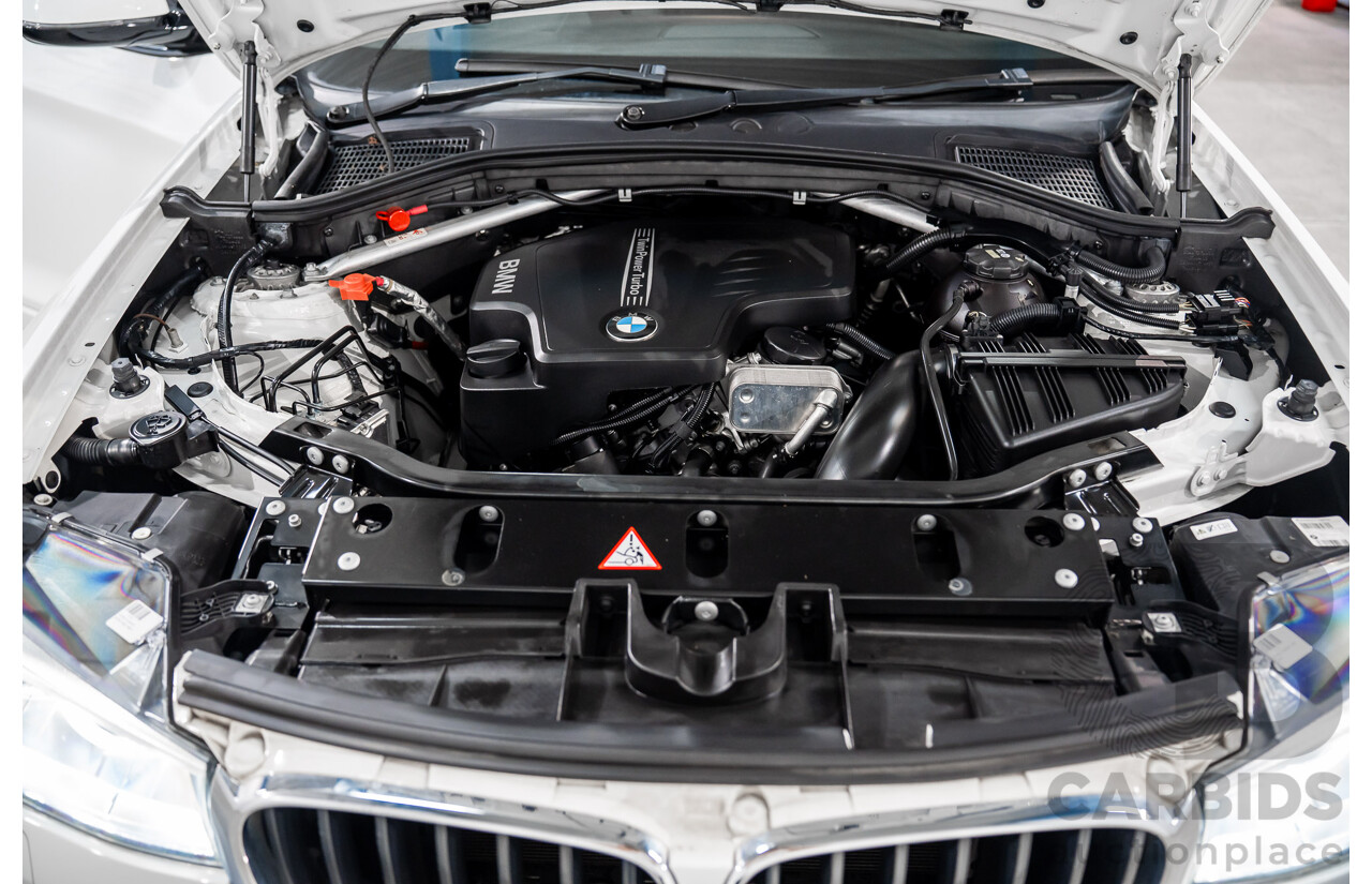 02/2016 BMW X4 xDRIVE 20i M Sport (AWD) F26 MY16 5d Coupe Alpine White Turbo 2.0L