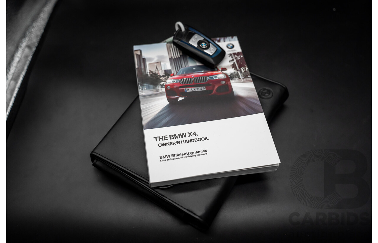 02/2016 BMW X4 xDRIVE 20i M Sport (AWD) F26 MY16 5d Coupe Alpine White Turbo 2.0L