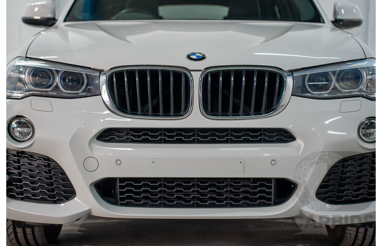 02/2016 BMW X4 xDRIVE 20i M Sport (AWD) F26 MY16 5d Coupe Alpine White Turbo 2.0L