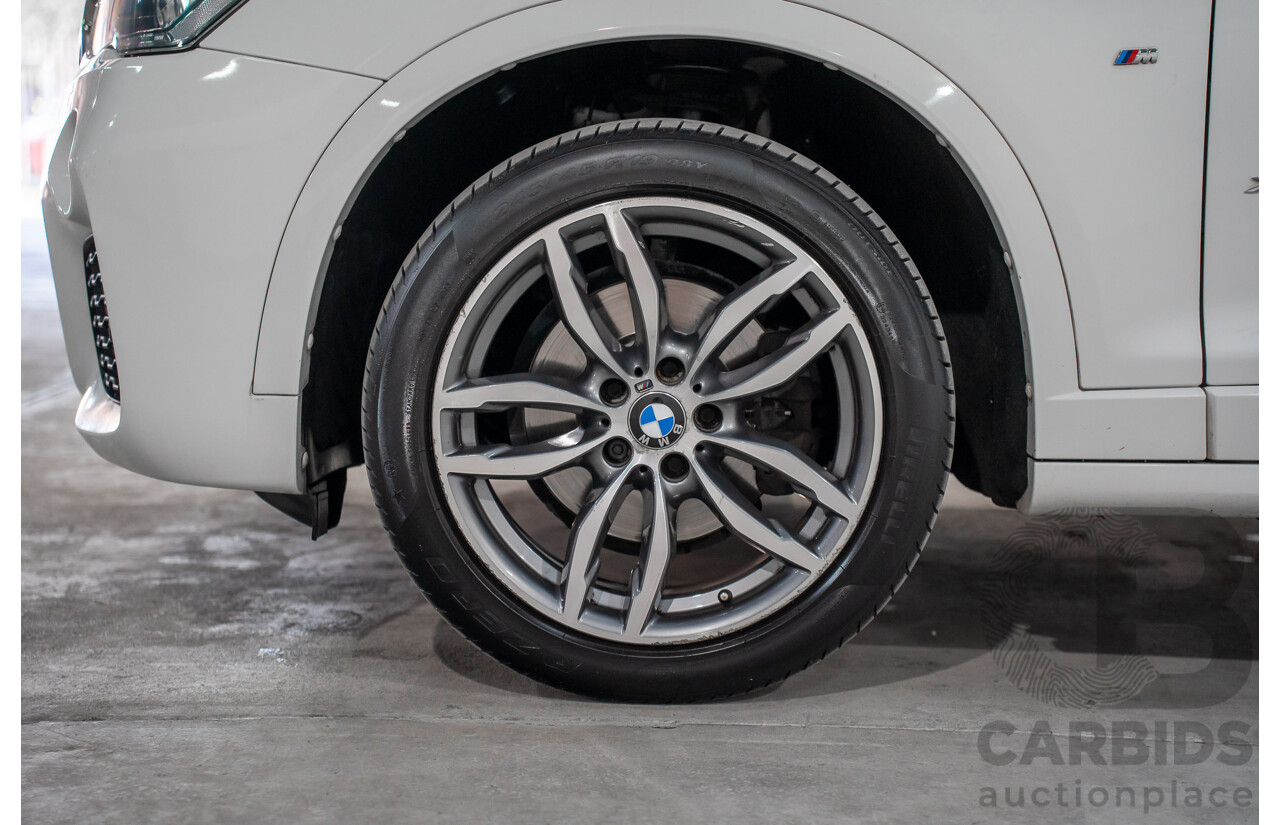 02/2016 BMW X4 xDRIVE 20i M Sport (AWD) F26 MY16 5d Coupe Alpine White Turbo 2.0L