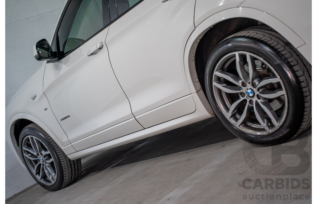 02/2016 BMW X4 xDRIVE 20i M Sport (AWD) F26 MY16 5d Coupe Alpine White Turbo 2.0L