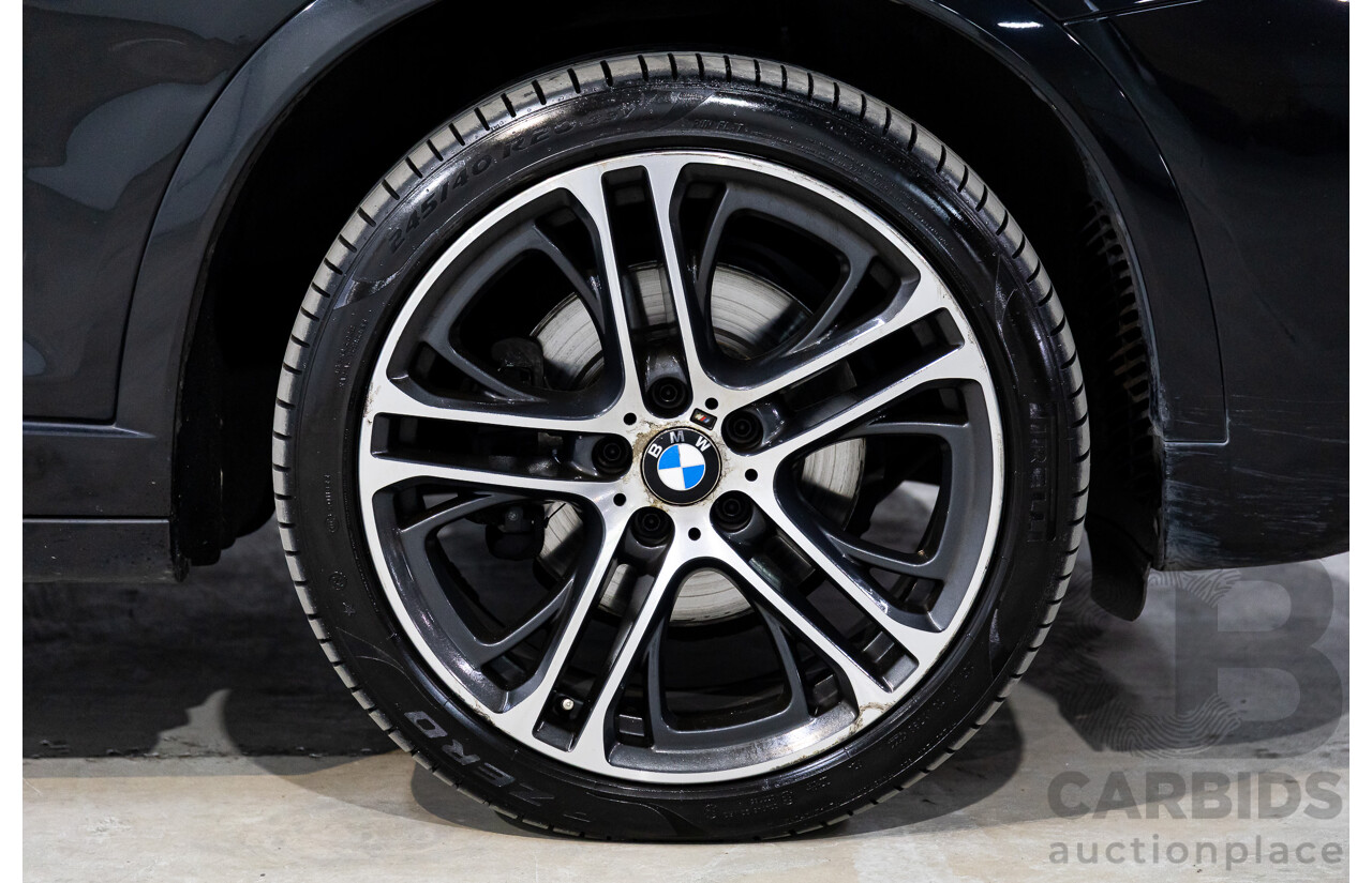 02/2016 BMW X3 xDrive20d M Sport (4WD) F25 MY16 4d Wagon Black Sapphire Metallic Turbo Diesel 2.0L
