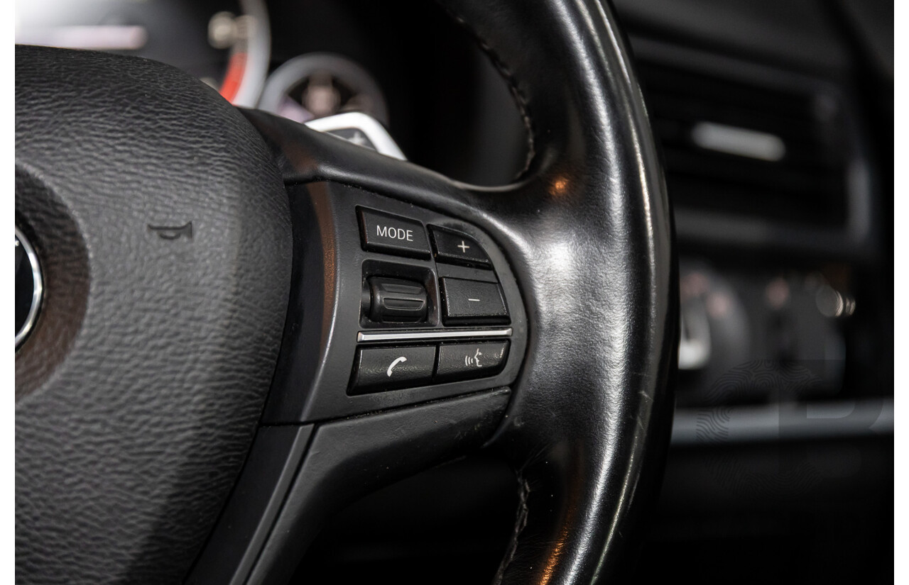 02/2016 BMW X3 xDrive20d M Sport (4WD) F25 MY16 4d Wagon Black Sapphire Metallic Turbo Diesel 2.0L