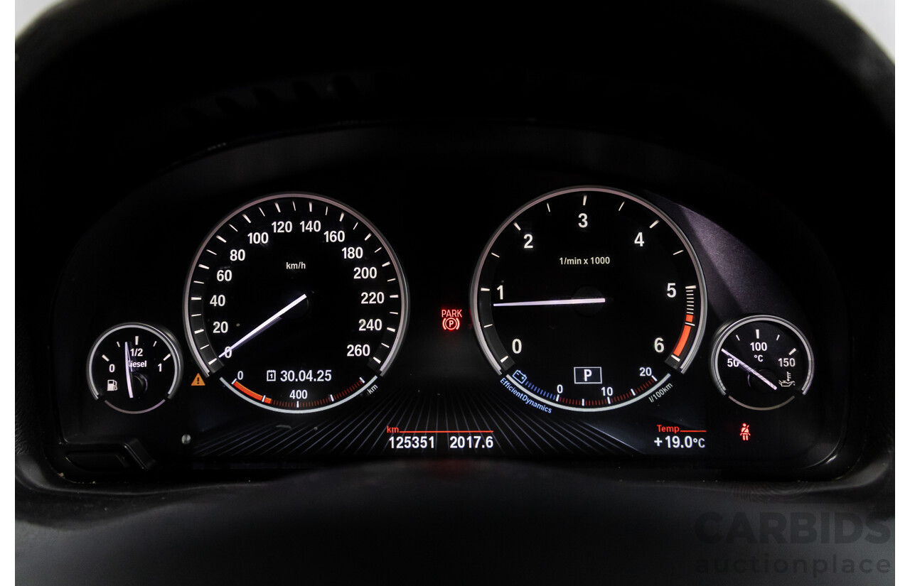 02/2016 BMW X3 xDrive20d M Sport (4WD) F25 MY16 4d Wagon Black Sapphire Metallic Turbo Diesel 2.0L