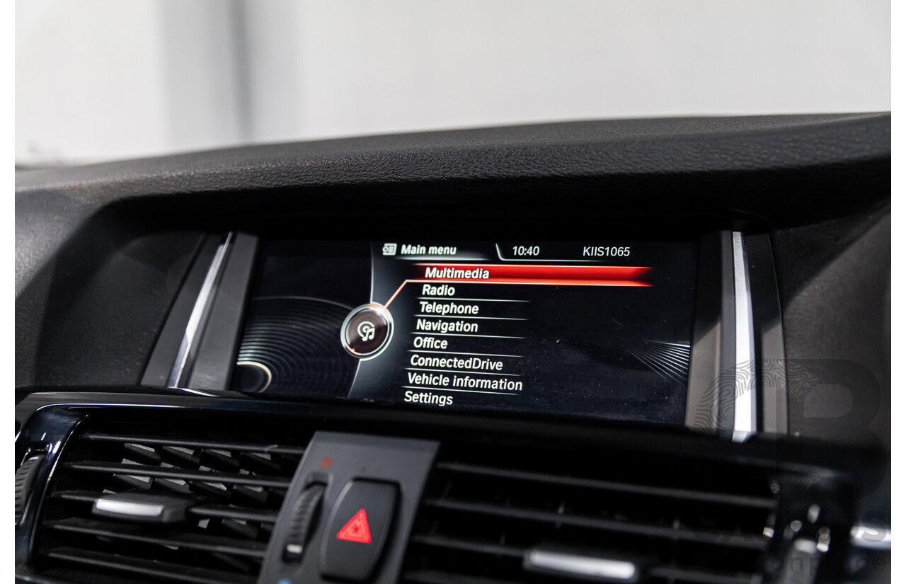 02/2016 BMW X3 xDrive20d M Sport (4WD) F25 MY16 4d Wagon Black Sapphire Metallic Turbo Diesel 2.0L