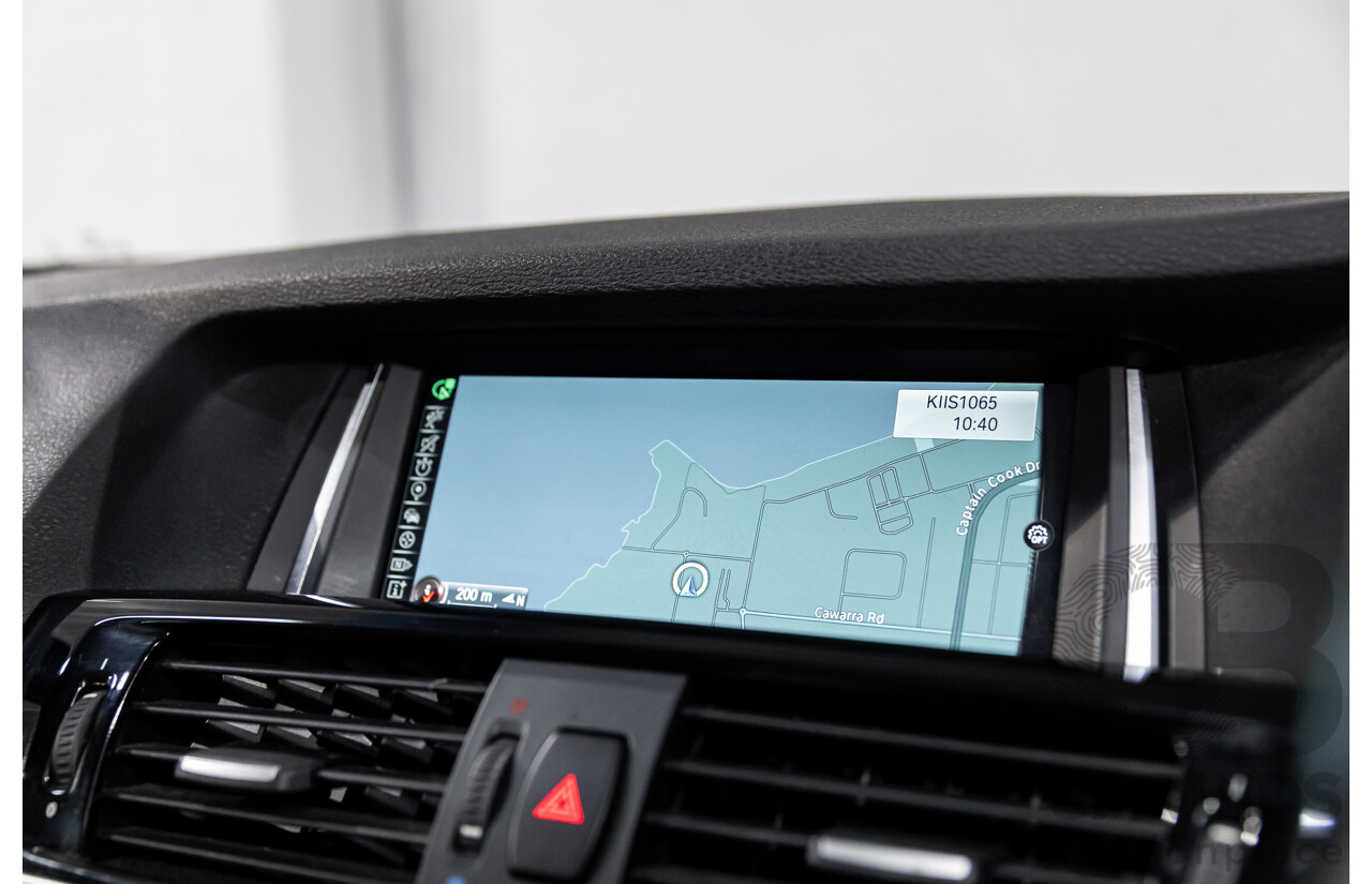 02/2016 BMW X3 xDrive20d M Sport (4WD) F25 MY16 4d Wagon Black Sapphire Metallic Turbo Diesel 2.0L