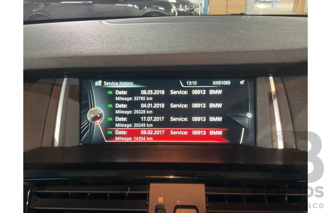 02/2016 BMW X3 xDrive20d M Sport (4WD) F25 MY16 4d Wagon Black Sapphire Metallic Turbo Diesel 2.0L