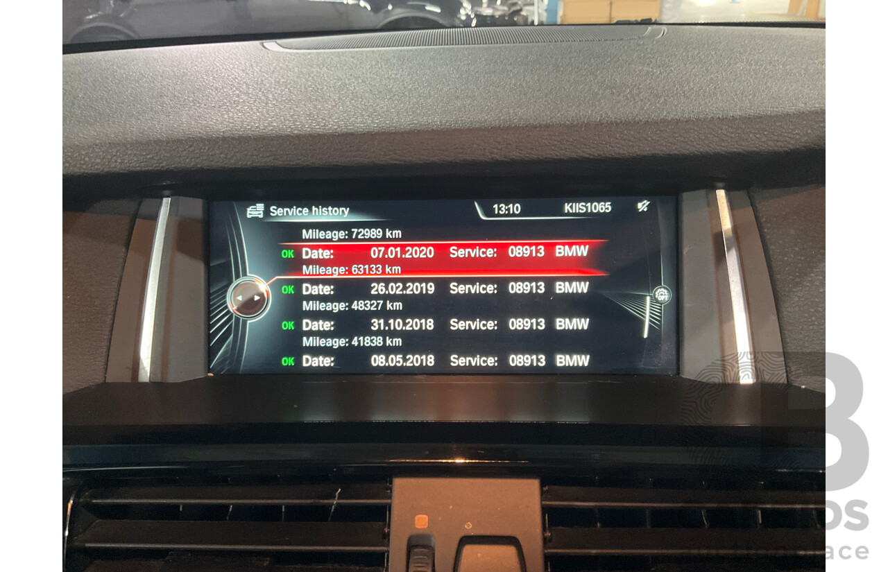 02/2016 BMW X3 xDrive20d M Sport (4WD) F25 MY16 4d Wagon Black Sapphire Metallic Turbo Diesel 2.0L