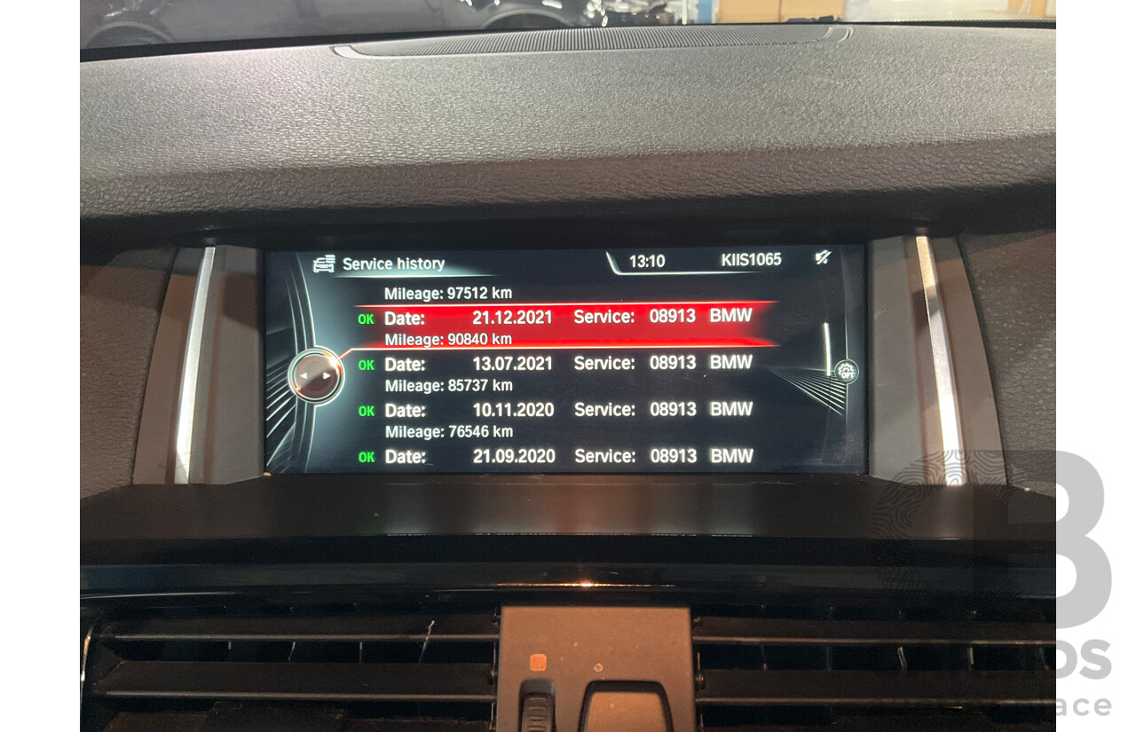 02/2016 BMW X3 xDrive20d M Sport (4WD) F25 MY16 4d Wagon Black Sapphire Metallic Turbo Diesel 2.0L