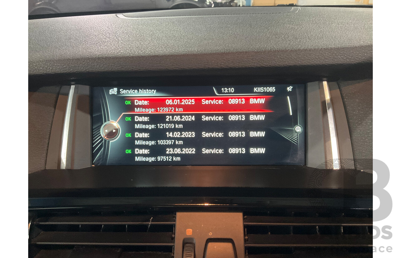 02/2016 BMW X3 xDrive20d M Sport (4WD) F25 MY16 4d Wagon Black Sapphire Metallic Turbo Diesel 2.0L