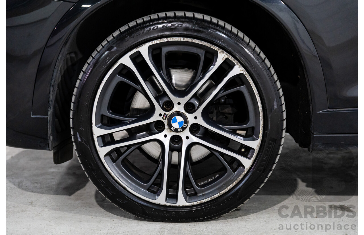 02/2016 BMW X3 xDrive20d M Sport (4WD) F25 MY16 4d Wagon Black Sapphire Metallic Turbo Diesel 2.0L
