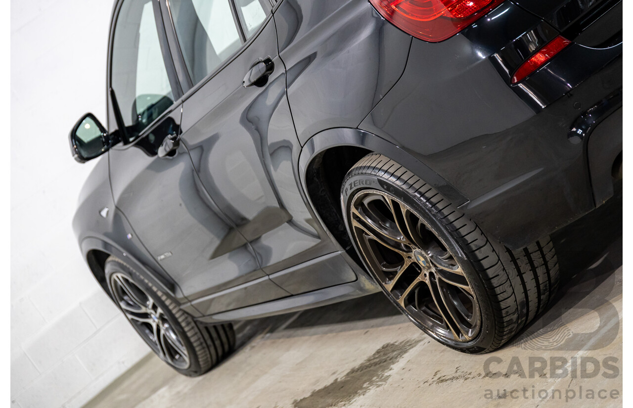 02/2016 BMW X3 xDrive20d M Sport (4WD) F25 MY16 4d Wagon Black Sapphire Metallic Turbo Diesel 2.0L