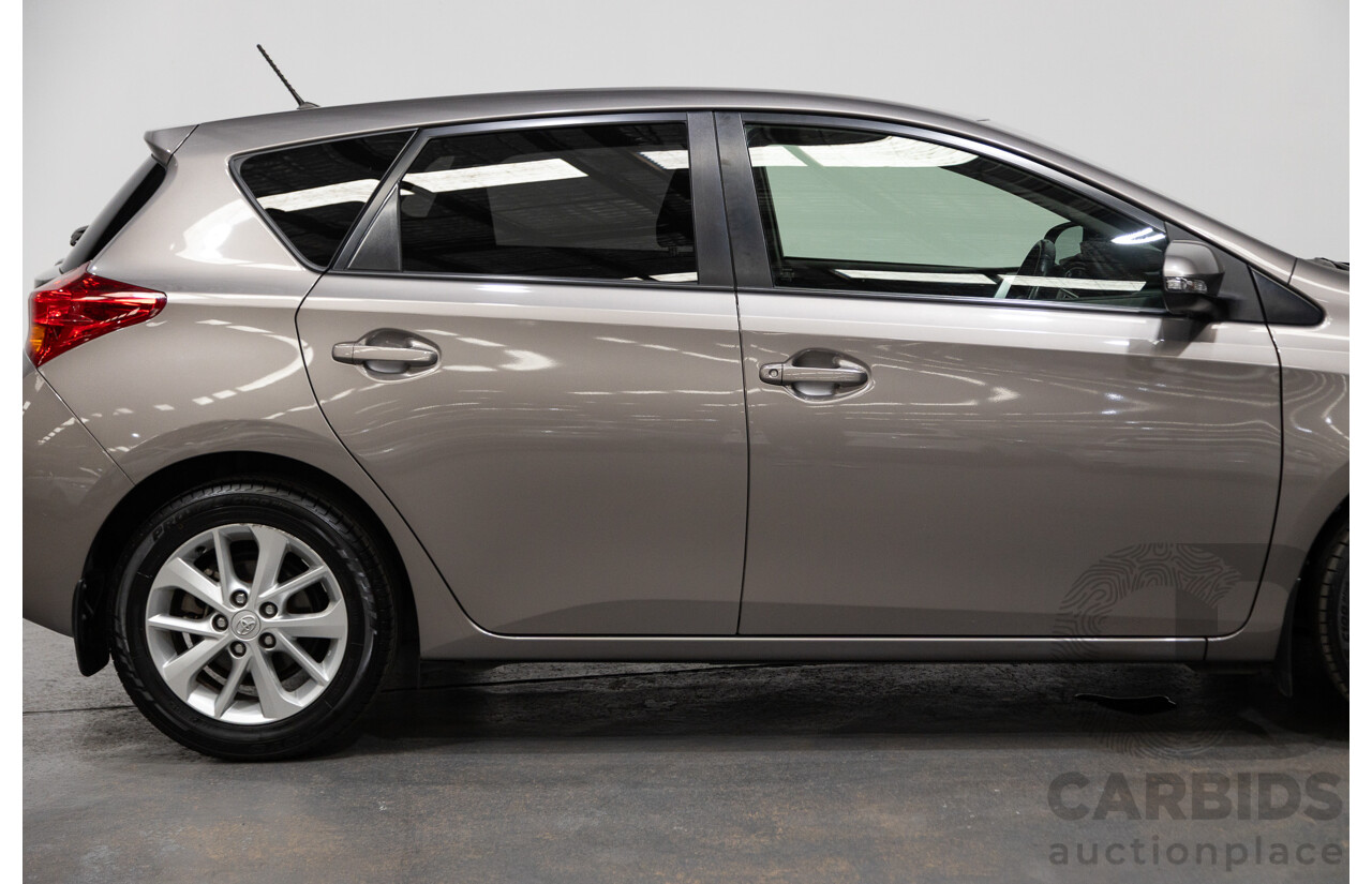 8/2014 Toyota Corolla Ascent Sport ZRE182R 5d Hatchback Advant Garde Bronze Metallic 1.8L