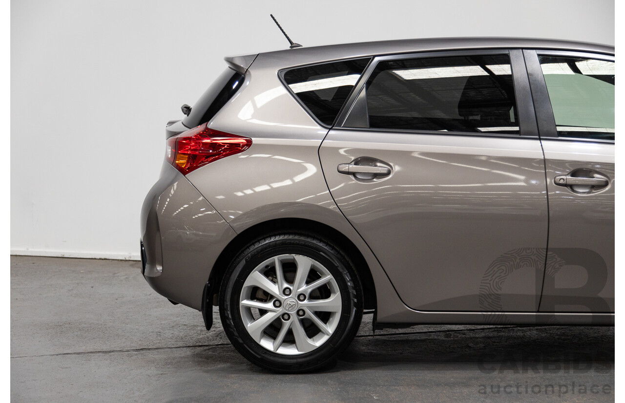8/2014 Toyota Corolla Ascent Sport ZRE182R 5d Hatchback Advant Garde Bronze Metallic 1.8L