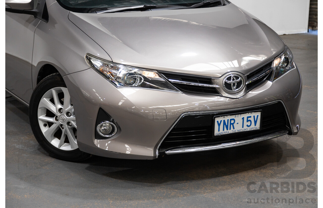 8/2014 Toyota Corolla Ascent Sport ZRE182R 5d Hatchback Advant Garde Bronze Metallic 1.8L