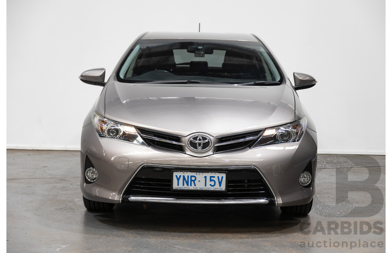 8/2014 Toyota Corolla Ascent Sport ZRE182R 5d Hatchback Advant Garde Bronze Metallic 1.8L