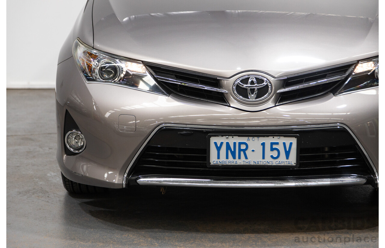 8/2014 Toyota Corolla Ascent Sport ZRE182R 5d Hatchback Advant Garde Bronze Metallic 1.8L