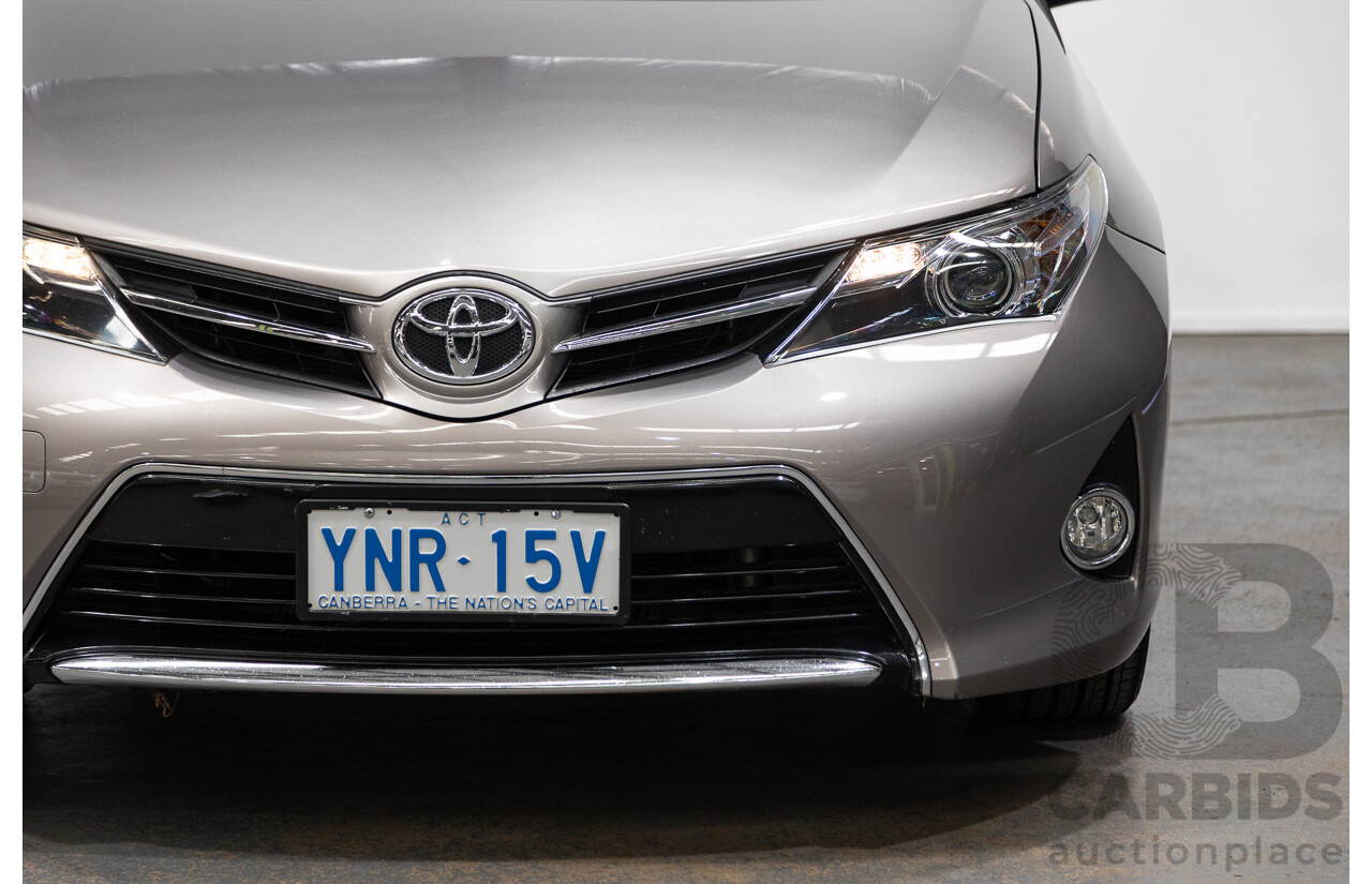 8/2014 Toyota Corolla Ascent Sport ZRE182R 5d Hatchback Advant Garde Bronze Metallic 1.8L
