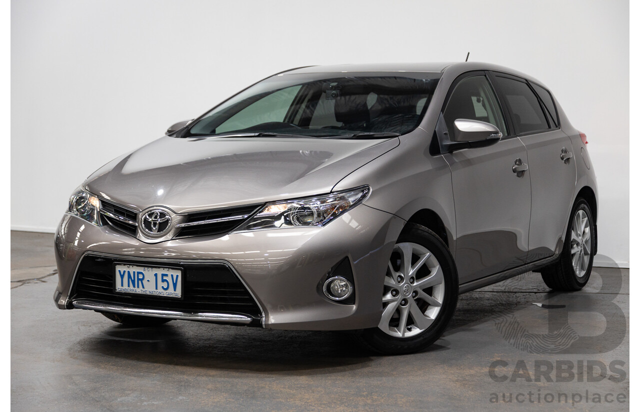 8/2014 Toyota Corolla Ascent Sport ZRE182R 5d Hatchback Advant Garde Bronze Metallic 1.8L