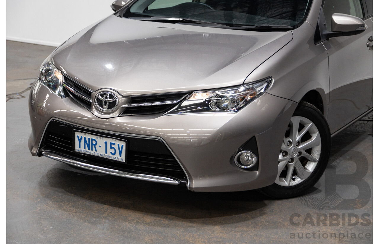 8/2014 Toyota Corolla Ascent Sport ZRE182R 5d Hatchback Advant Garde Bronze Metallic 1.8L