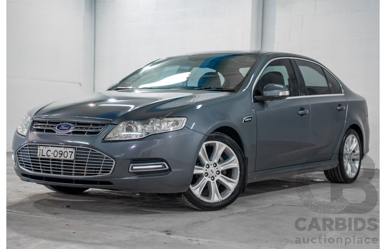 2/2012 Ford G6E Ecoboost FG MK2 4d Sedan Smoke Grey Metallic Turbo 2.0L