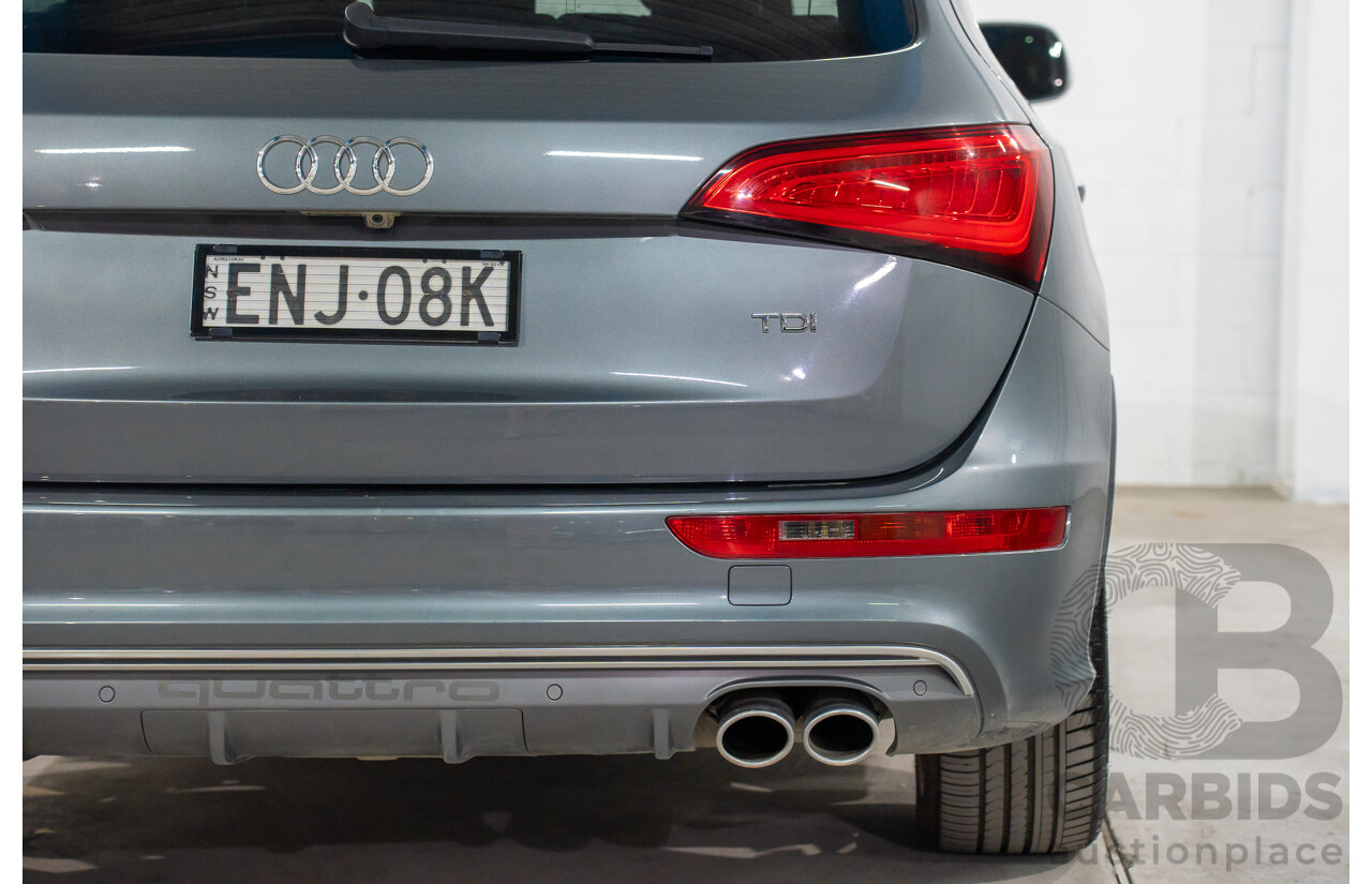 1/2015 Audi SQ5 3.0 TDI Quattro 8R MY15 5d Wagon Monsoon Grey Metallic Twin Turbo Diesel V6 3.0L