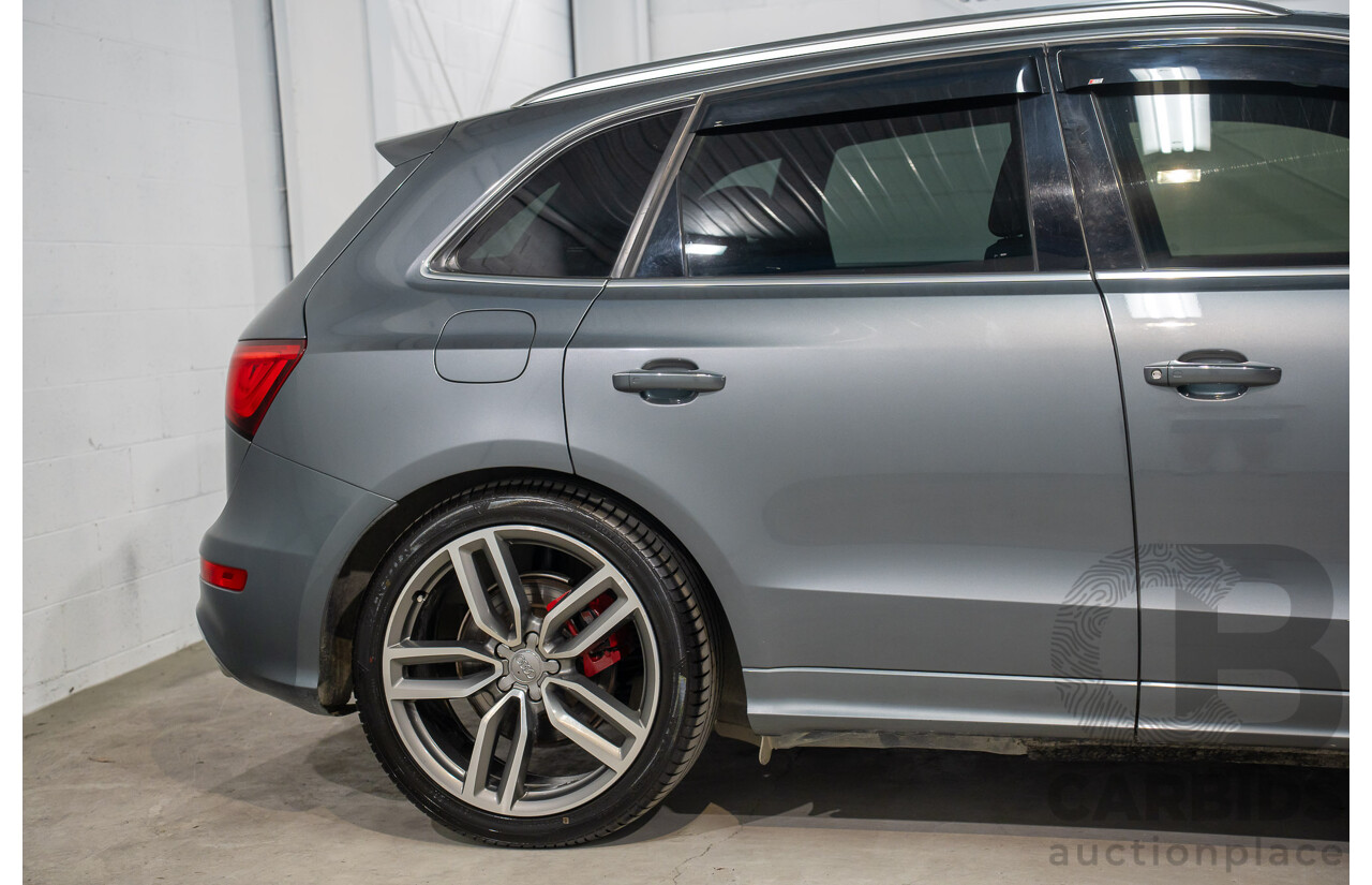 1/2015 Audi SQ5 3.0 TDI Quattro 8R MY15 5d Wagon Monsoon Grey Metallic Twin Turbo Diesel V6 3.0L