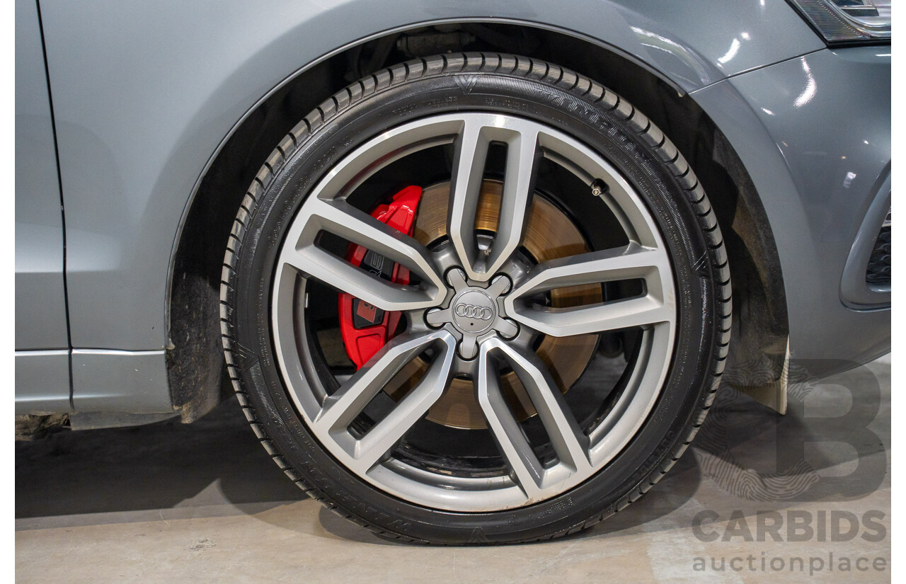 1/2015 Audi SQ5 3.0 TDI Quattro 8R MY15 5d Wagon Monsoon Grey Metallic Twin Turbo Diesel V6 3.0L