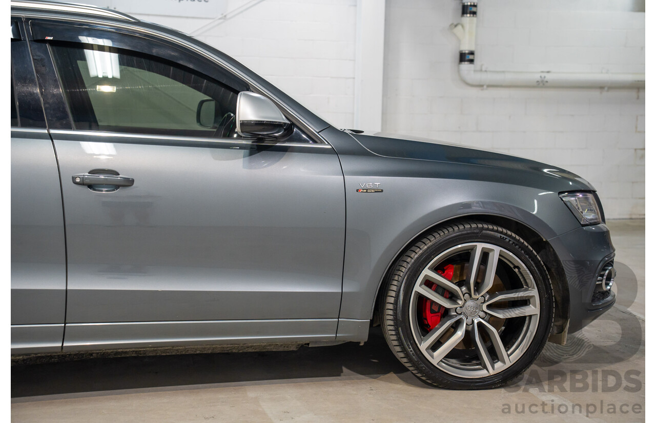 1/2015 Audi SQ5 3.0 TDI Quattro 8R MY15 5d Wagon Monsoon Grey Metallic Twin Turbo Diesel V6 3.0L