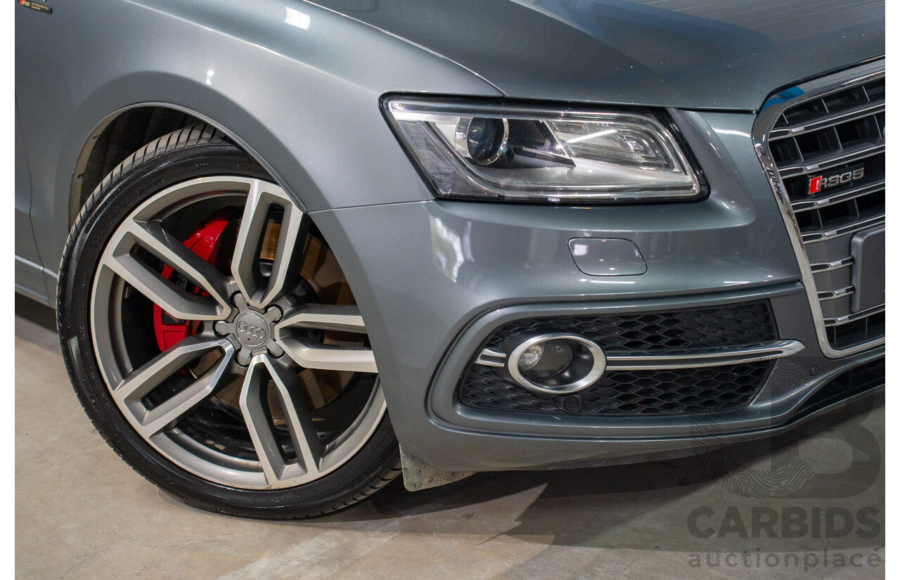 1/2015 Audi SQ5 3.0 TDI Quattro 8R MY15 5d Wagon Monsoon Grey Metallic Twin Turbo Diesel V6 3.0L